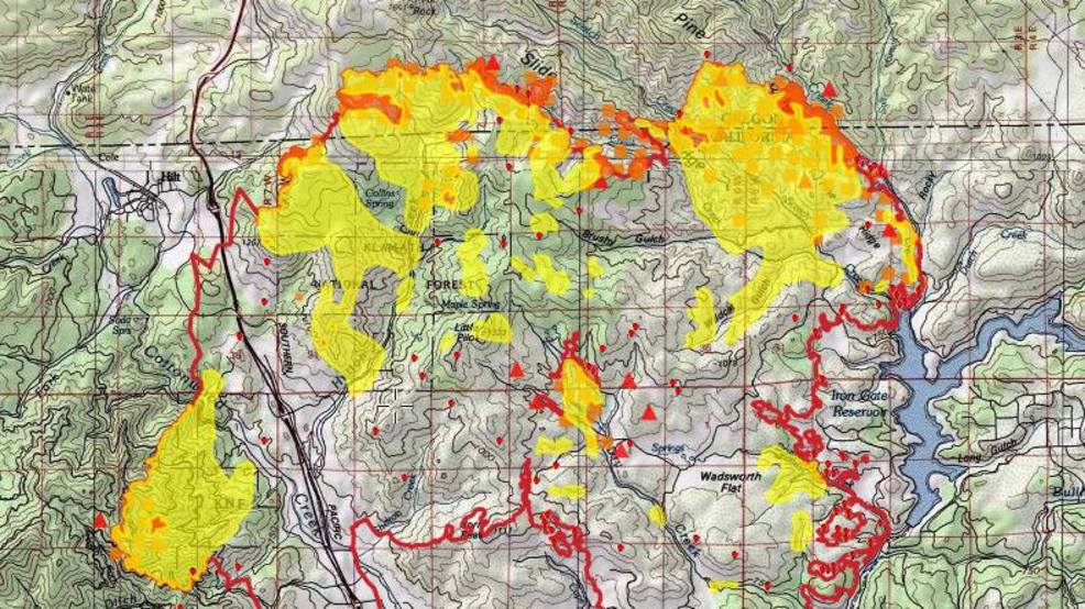 Klamathon Fire may increase size more unpredictably with higher winds