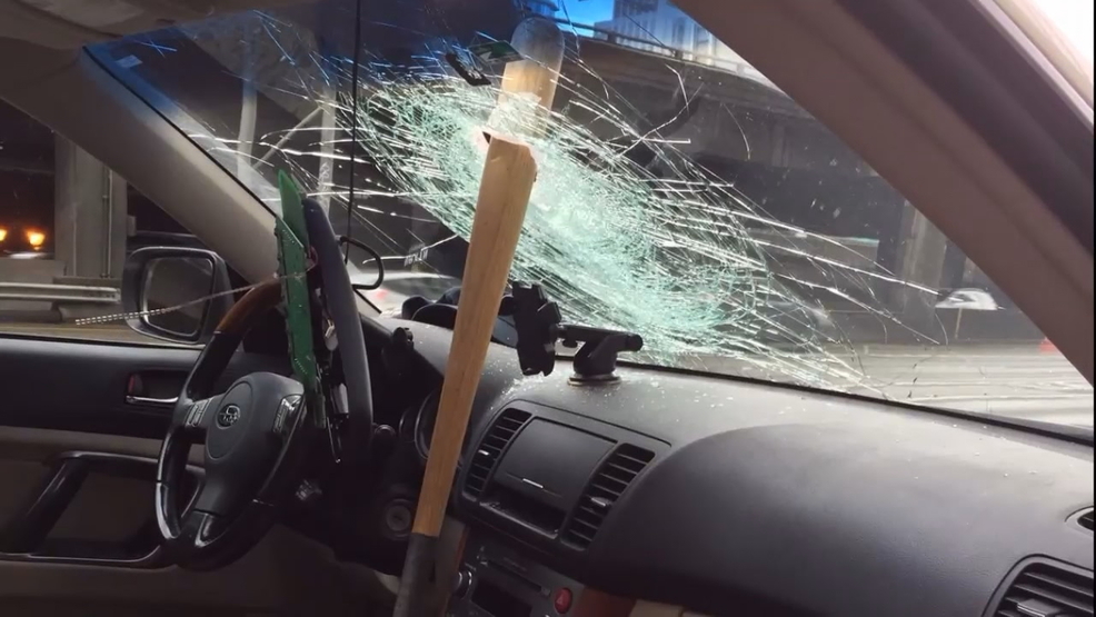 Woman Recounts When A Baseball Bat Went Through Her Cars Window On I 5 