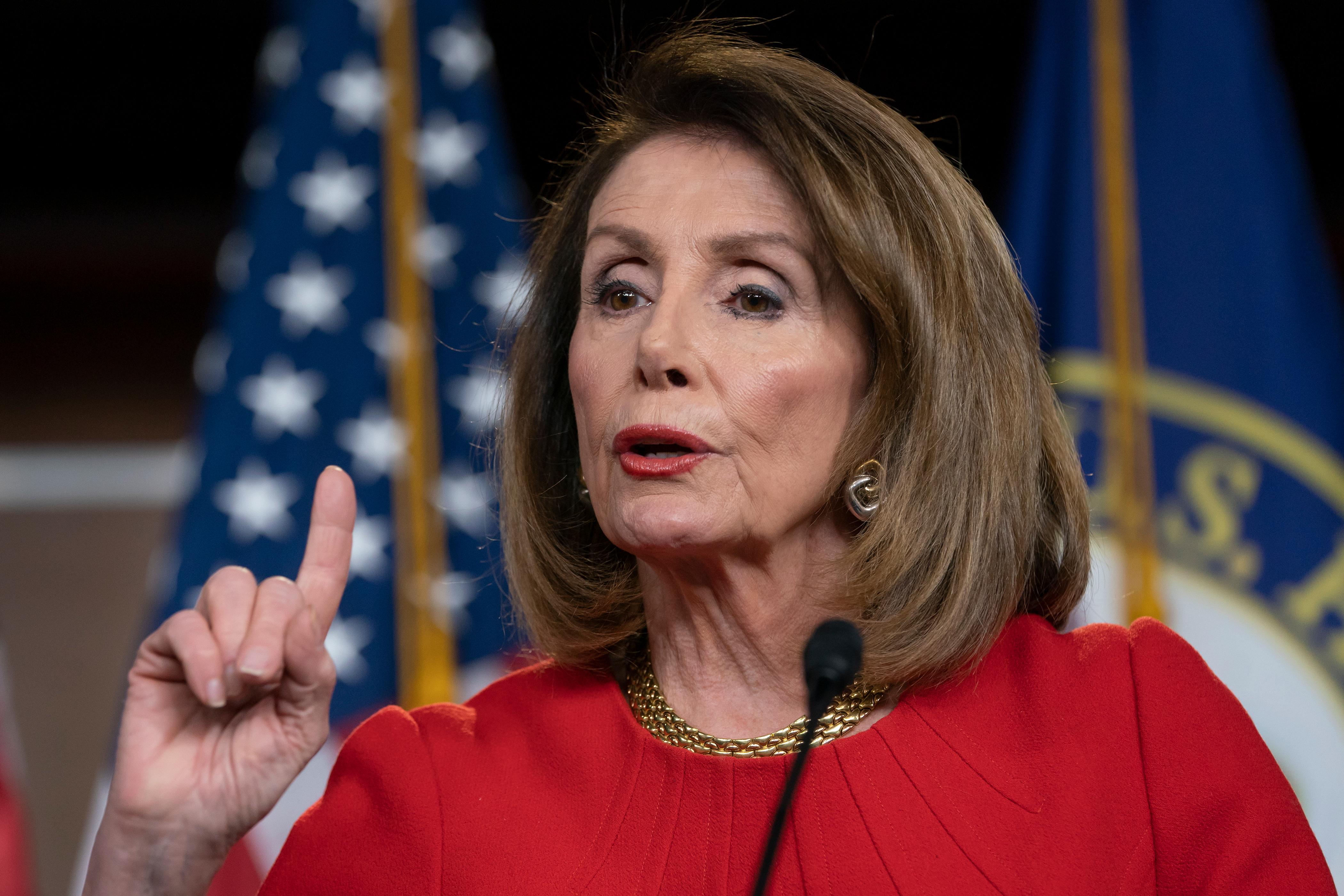 talks during a news conference on capitol hill in washington.