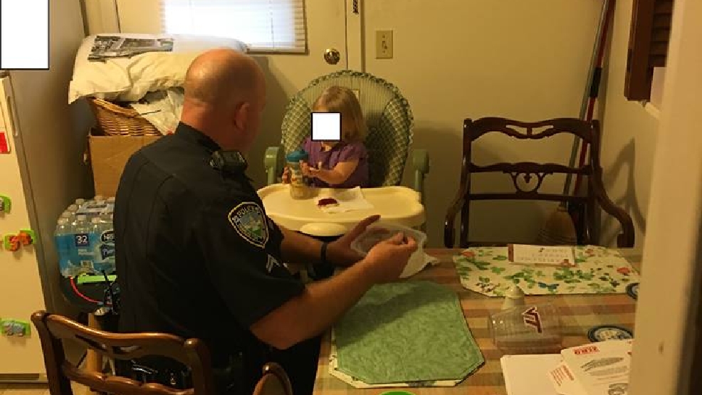 Charleston Police change diaper, feed hungry 2yearold girl left home alone WSYX
