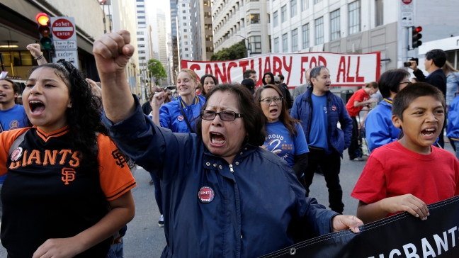 May Day protests bring new focus on Trump's immigration policies