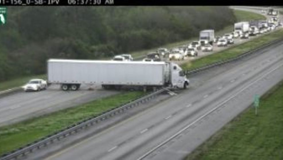 Truck making illegal Uturn causes crash on Turnpike WPEC