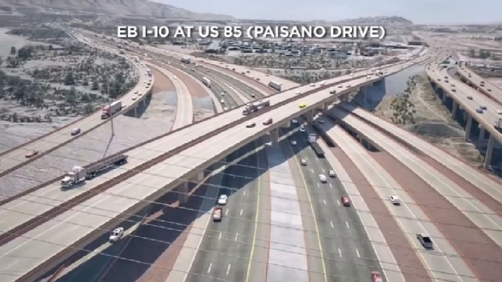 Fouryear construction project on I10 in west El Paso KDBC
