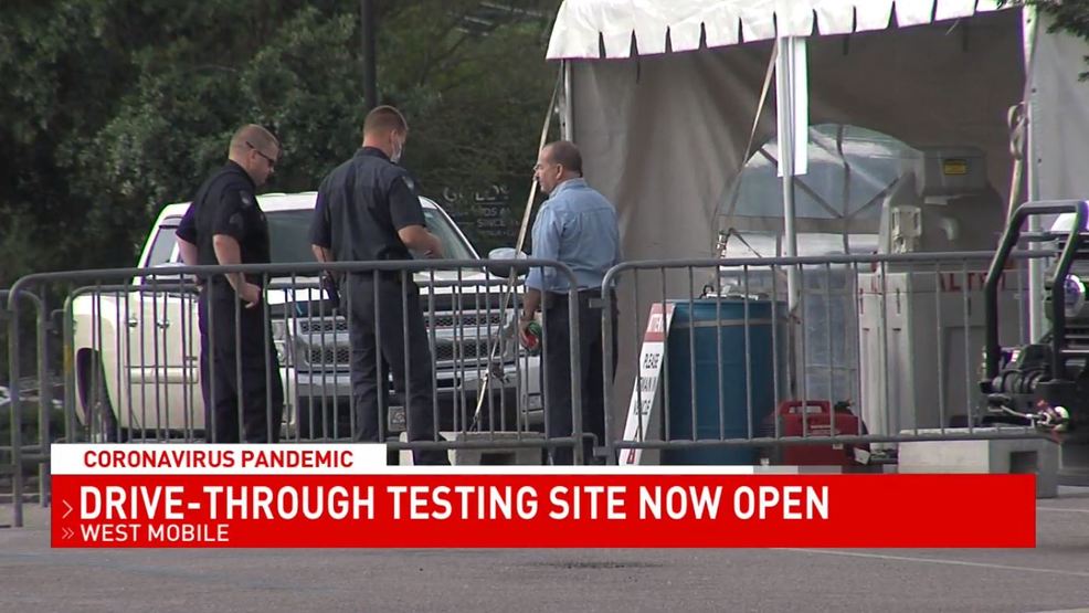 Drivethru COVID19 testing site now open in West Mobile WPMI
