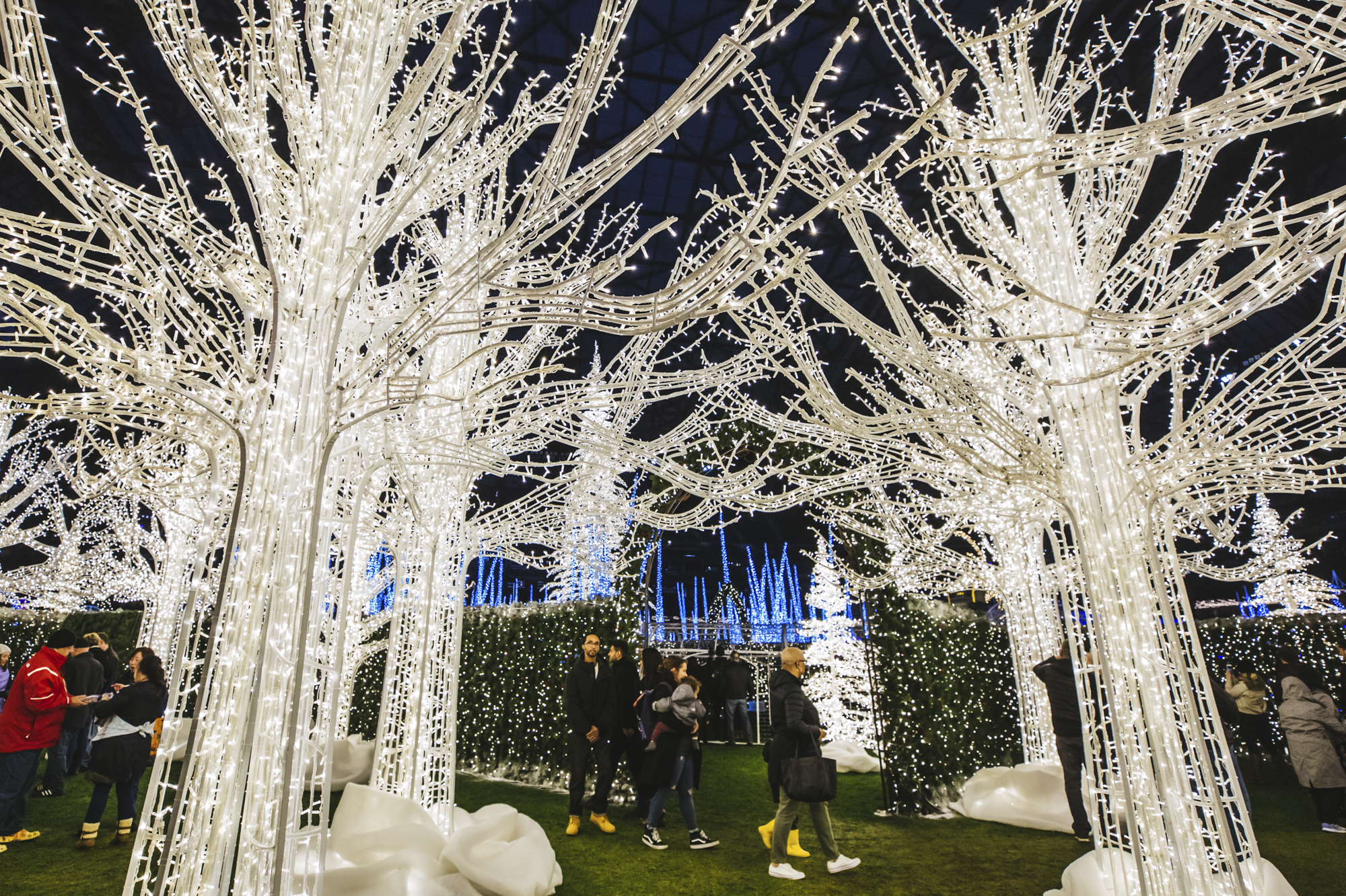 Take a Look Safeco Field just turned into an enormous Snow Globe