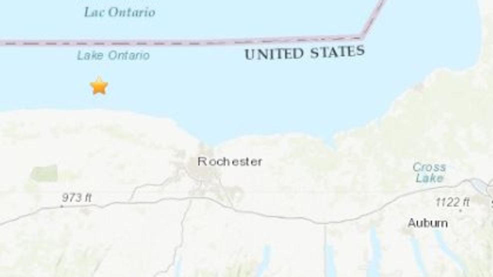 USGS reports 2.0 magnitude earthquake on Lake Ontario WHAM