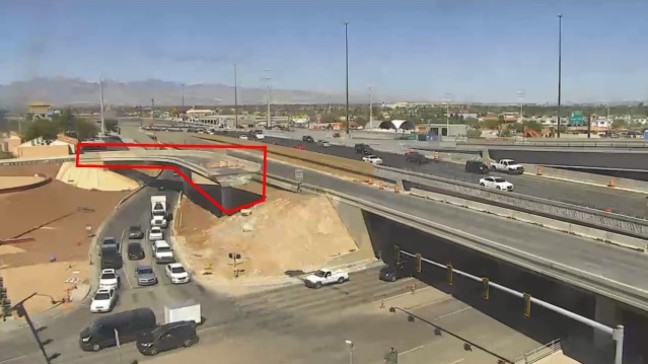 Ramps for US 95 at MLK in downtown Vegas to close for bridge demolition