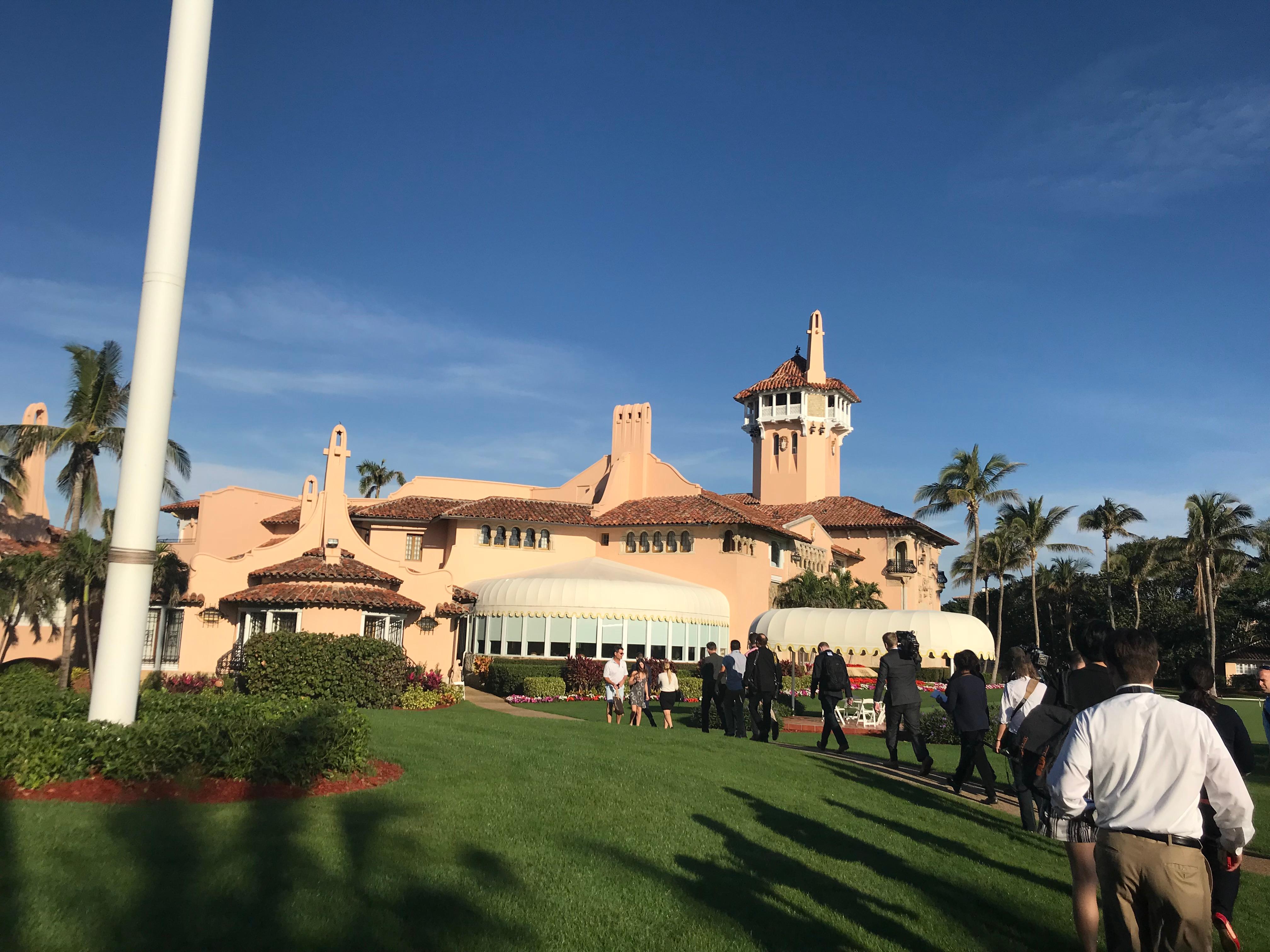 CBS12 Exclusive Christmas Eve at MarALago WPEC