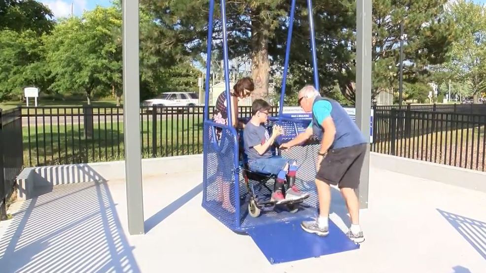 Wheelchair Swing Unveiled At Wexford County Park Wpbn