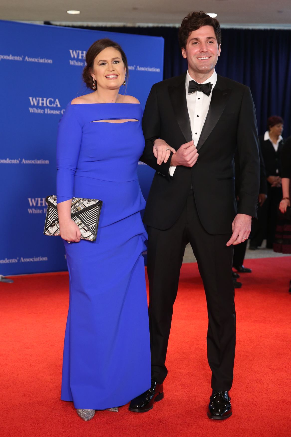 On the red carpet of the 2018 White House Correspondents' Dinner DC
