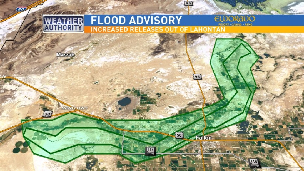 NWS Flood advisory issued for Carson River near Fallon KRNV