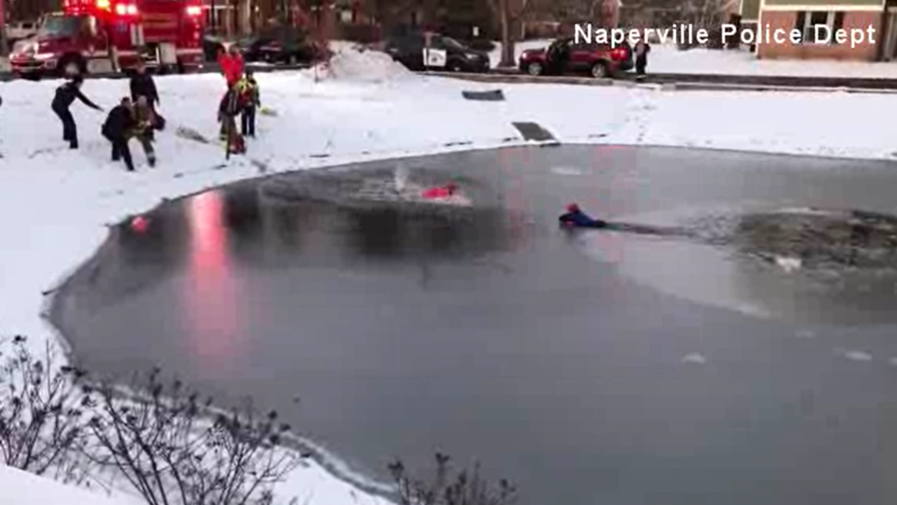 Boy rescued after falling through ice in Illinois WKRC