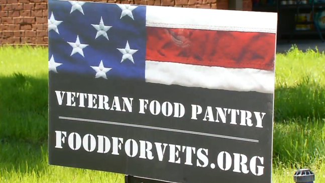 Retired military couple providing free food to veterans