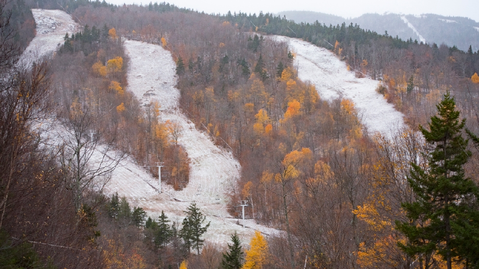 First snowfall in northern Maine WGME