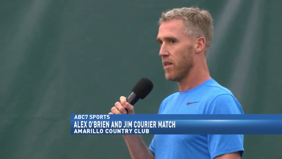 Alex O'Brien and Jim Courier in Amarillo | KVII