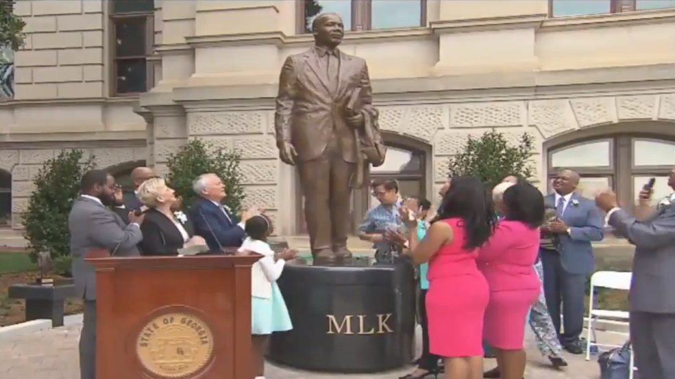 Martin Luther King Jr. statue unveiled in Atlanta on Monday WTVC