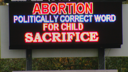 Milan business owner's anti-abortion signs drawing both criticism and support | WKRC